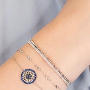 Dana Rebecca Designs  Carly Michelle Evil Eye Bracelet